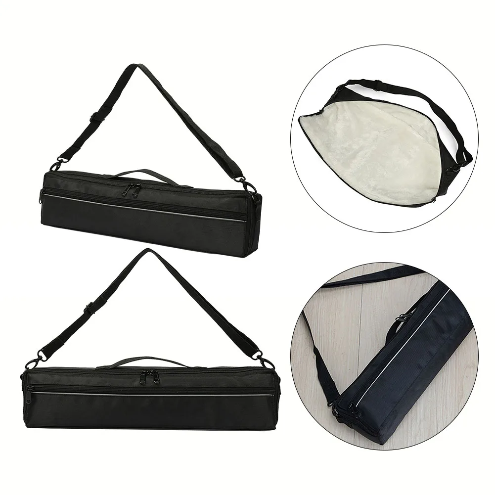 Flute Bag Soft Lining 16/17 Holes Thickening Flute Bags Padded With Adjustable Shoulder Strap Instrument Accessories