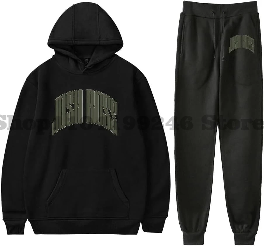 JOSH ROSS Hoodies Merch Men/Women Jogger Pants Two Piece Set Sweatshirts+Sweatpants
