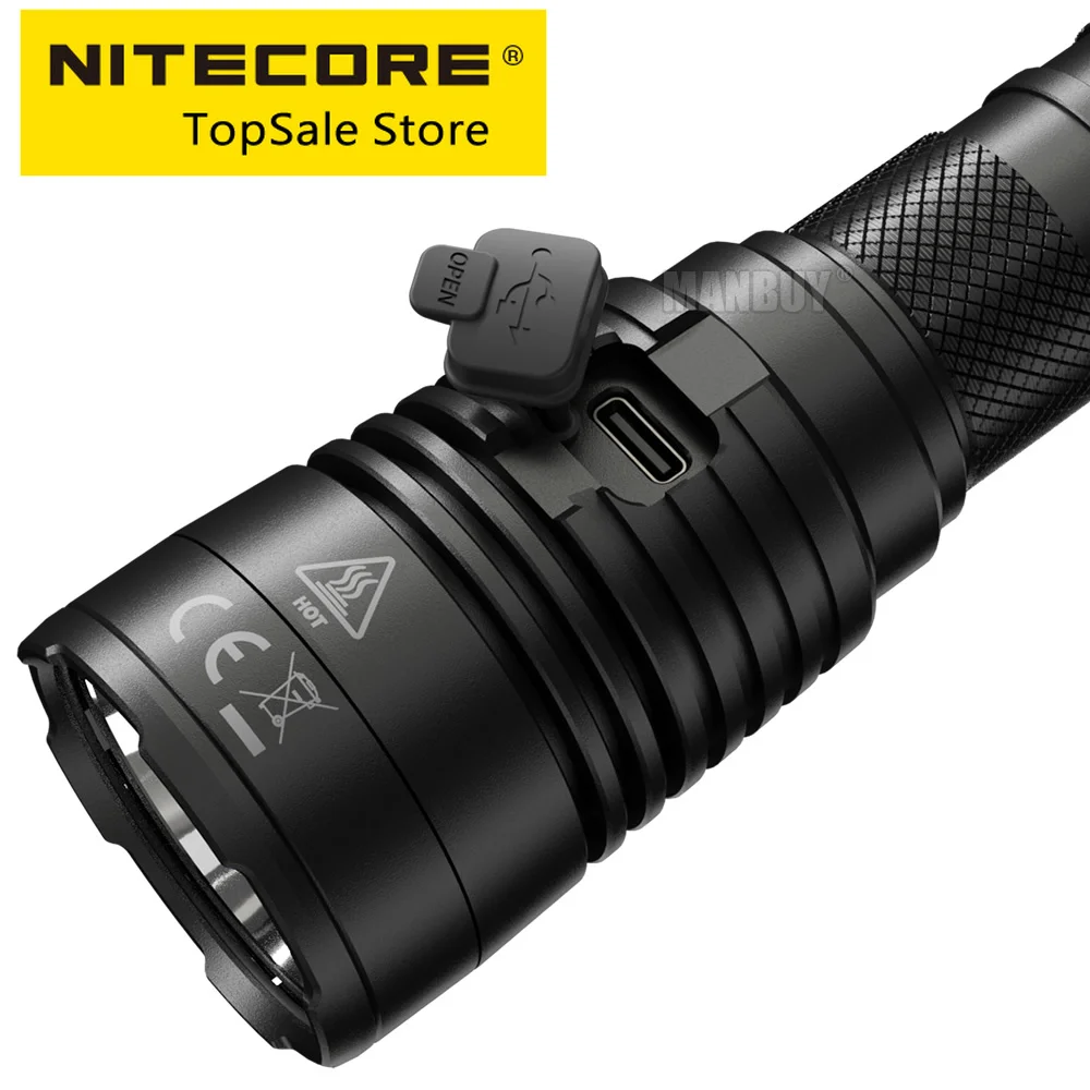 Wholesale NITECORE MH25 V2 1300 Lumen LED USB-C Rechargeable Outdoor Flashlight +21700 Battery+RSW3 Remote Switch+ GM02MH Mount