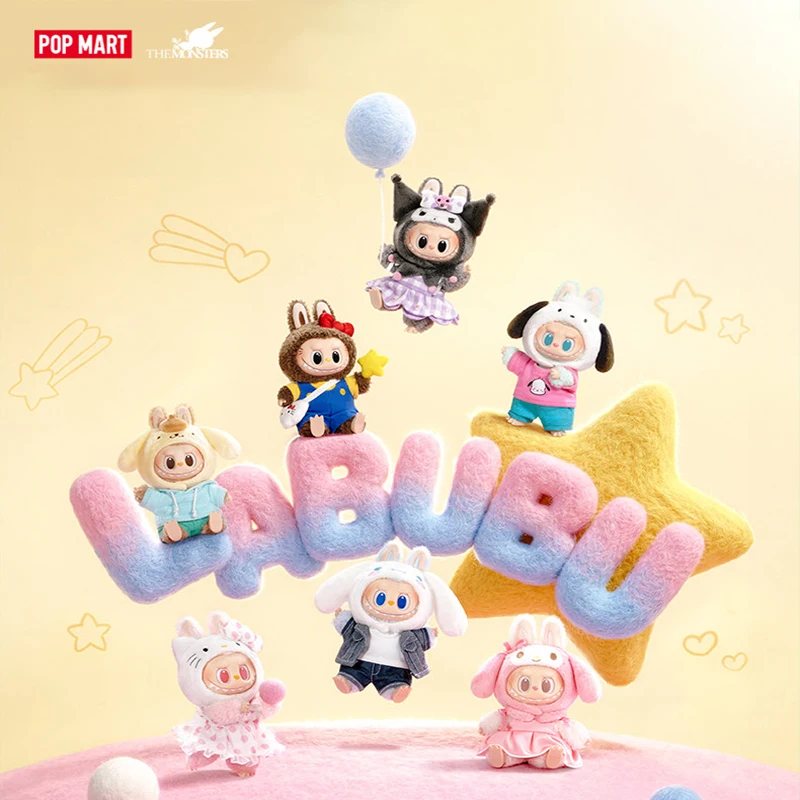 

Коллекционная игрушка-подвеска POP MART THE MONSTERS в коллаборации с Sanrio Hello Kitty / Kuromi, кавайный подарок для девочек на день рождения