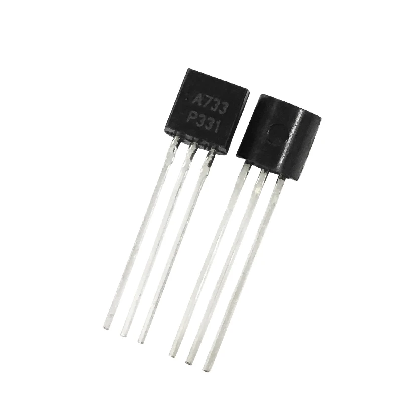 Transistor original, novo, no estoque, A733, 2Sa733, Trans, PNP, 50V, 0.5A, To92-3, 20 PCes