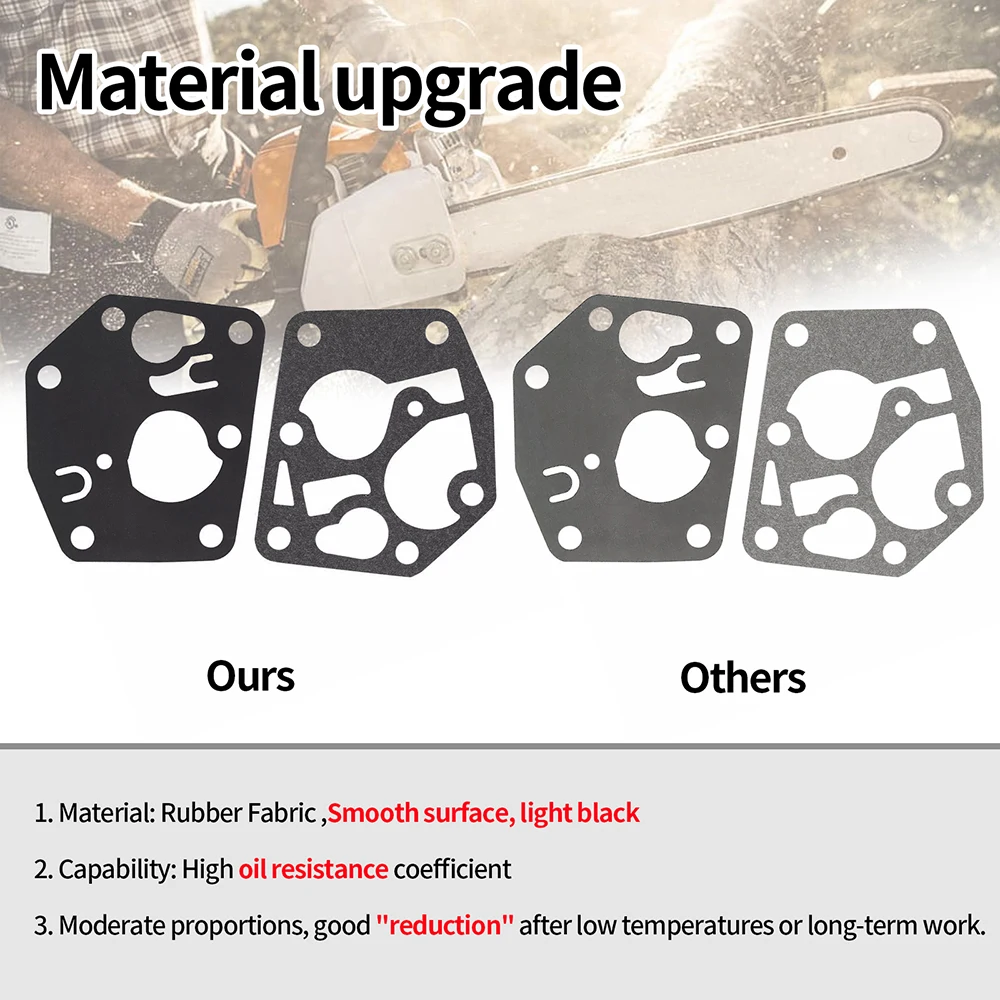 مجموعة حشوات المكربن لبريجز ستروتون ، سبرينت كلاسيكية وجزازة عشب كواترو ، غشاء من ، من من من من من من ، من-من-إلى- #3