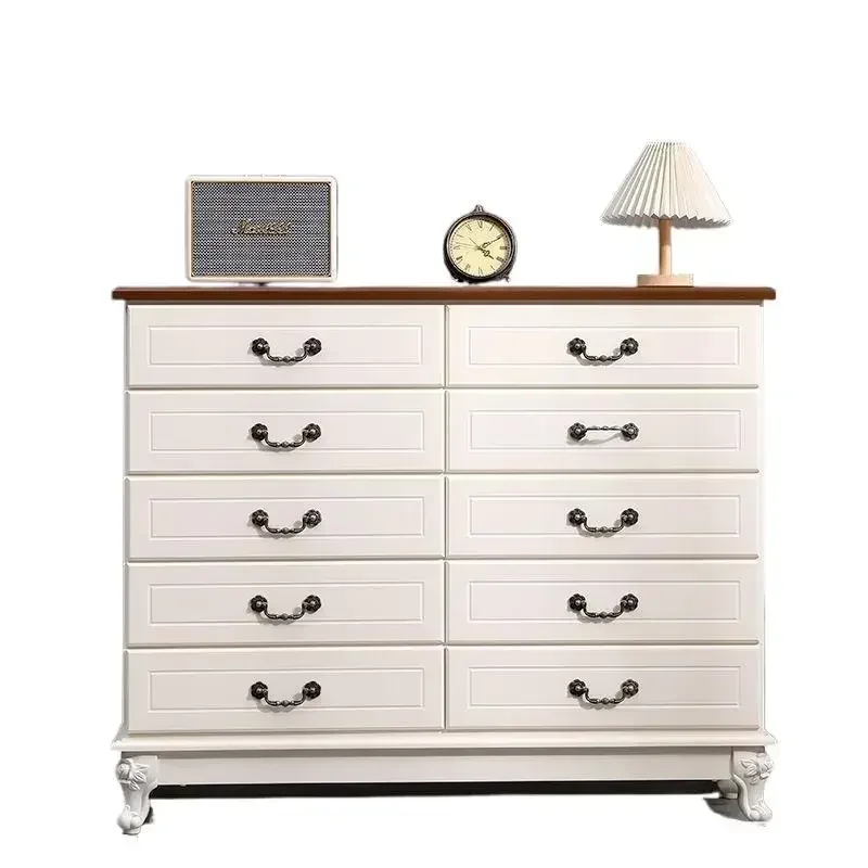 

Farmhouse Buffet Cabinet with Storage, 47'' Coffee Bar Cabinet Large Drawers Grooved Barn Doors, Wood Rustic Sideboard Buffet