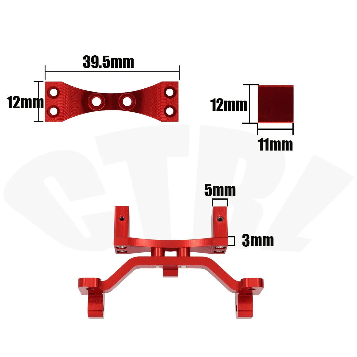 Metal Pull Rod Base Seat Mounts Servo Set for 1/16 WPL C14 C24 1/12 MN D90 D91 MN99SRC Car Truck Crawler Spare Upgrade Parts