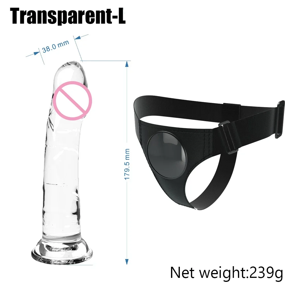 Strap-On Dildo with Adjustable Harness, Suction Cup Base, Flexible Adult Toy for Couples and Beginners - view 5