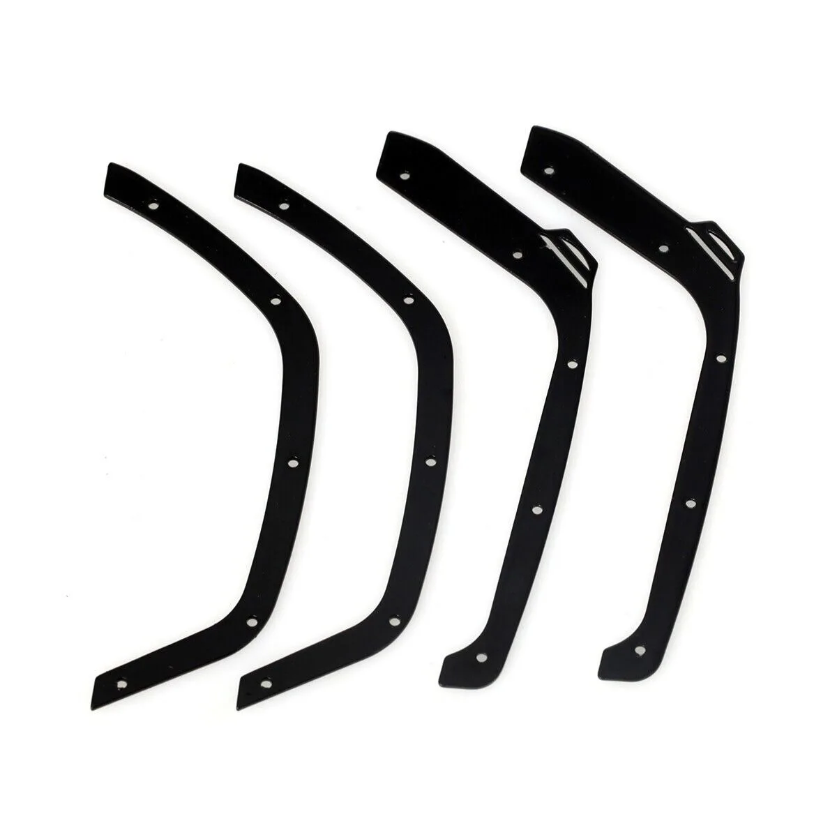 LCX Racing 1/10 RC Crawler Stainless Steel Front Rear Fender Flare 4pcs for Axial SCX10 III Upgrades Parts Accessories