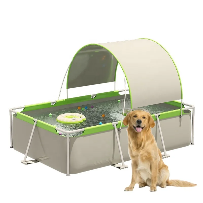 

Hot Sale Foldable Dog Pool Pet Bathing Tub PVC Portable Swimming Pool For Large Dogs And Humans