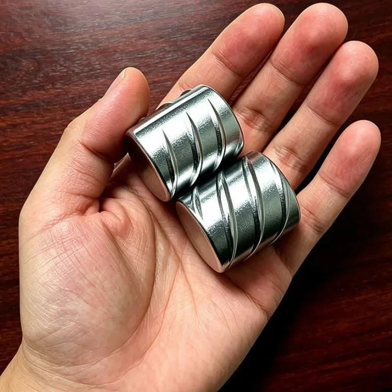2PCS Reinforced Steel Rebar Hand Roller Fidget Relieve Stress Anxiety Promotes Focus EDC Cool Gadgets Exercise Physical Therapy