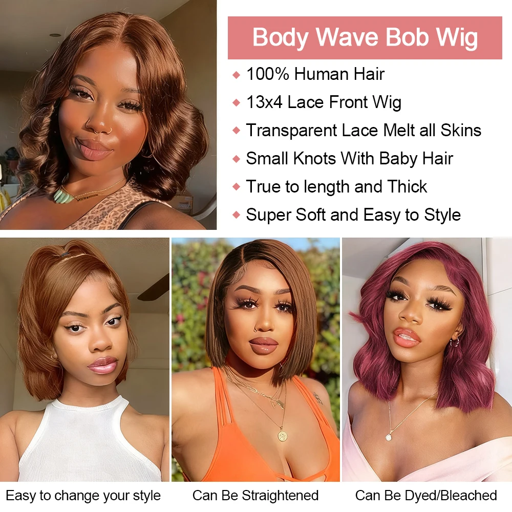 13x4 HD Lace Frontal Perücke, – Pre Parted 13X4 Lace Front Bob Wig Bewertung und Preis