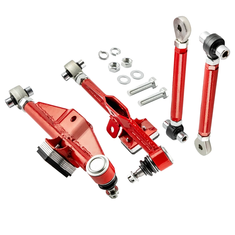 

MaXpeeedingrods 4x Front Lower Control Arms & High Angle Tension Rods For Nissan 180SX 240SX 1989-1994