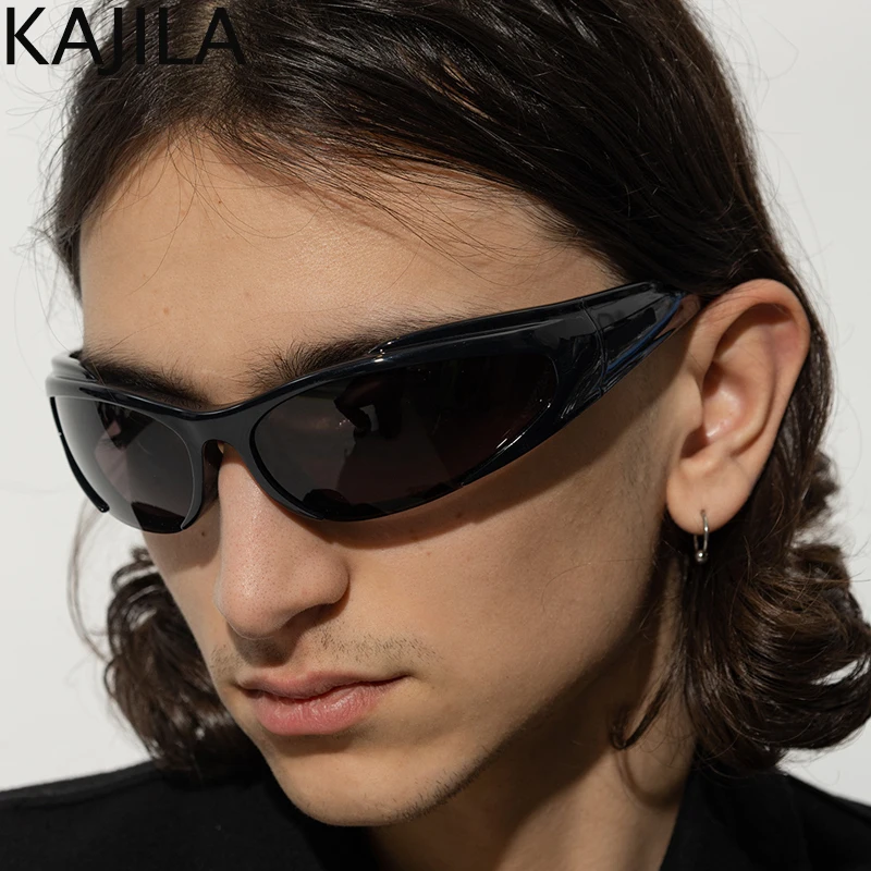 Y2K Sport Punk Sonnenbrille Frauen Männer 2025 Neue Luxus Marke Mode Retro 2000 der Brillen Vintage Steampunk Sonnenbrille Shades UV400 – Detail 2