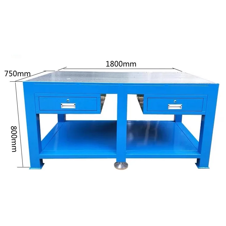 Workshop Heavy Duty Bench Industrial Heavy Steel Plate Welding Work Table