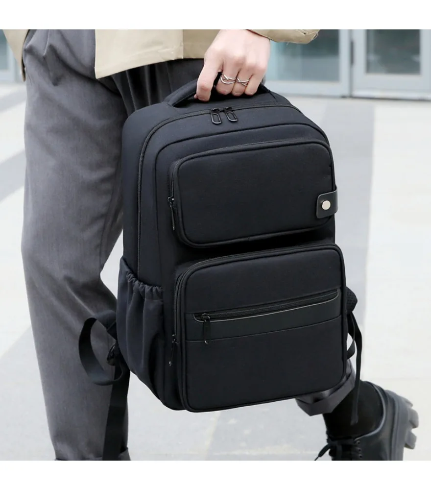 Men's large-capacity casual schoolbag outdoor travel bag gift backpack men's computer backpack