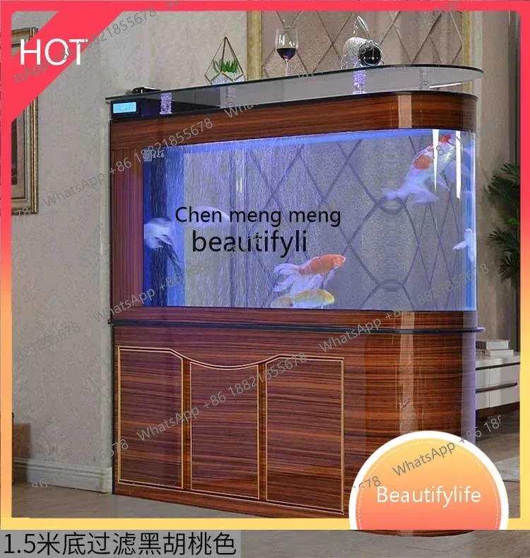 New Living Room Home Medium and Large Bottom Filter Fish Tank Floor Screen Lazy Ecological Aquarium