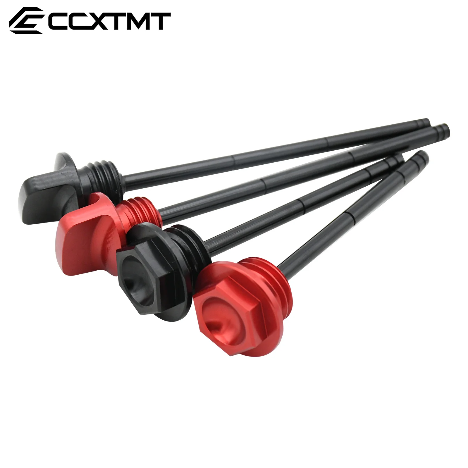 CNC Motorcycle Red Aluminum Oil Dipstick Gauge Plugs For HONDA CRF250X 250R 450X CRF450R CRF250X CRF250R 2004-2017 Universal
