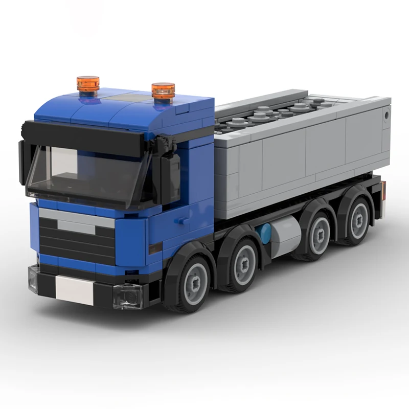 

353PCS MOC Creative Model Man Baustellen Lkw Kipper Custom Puzzle DIY Ideas Assembly Display Gift Collectible Decoration Home