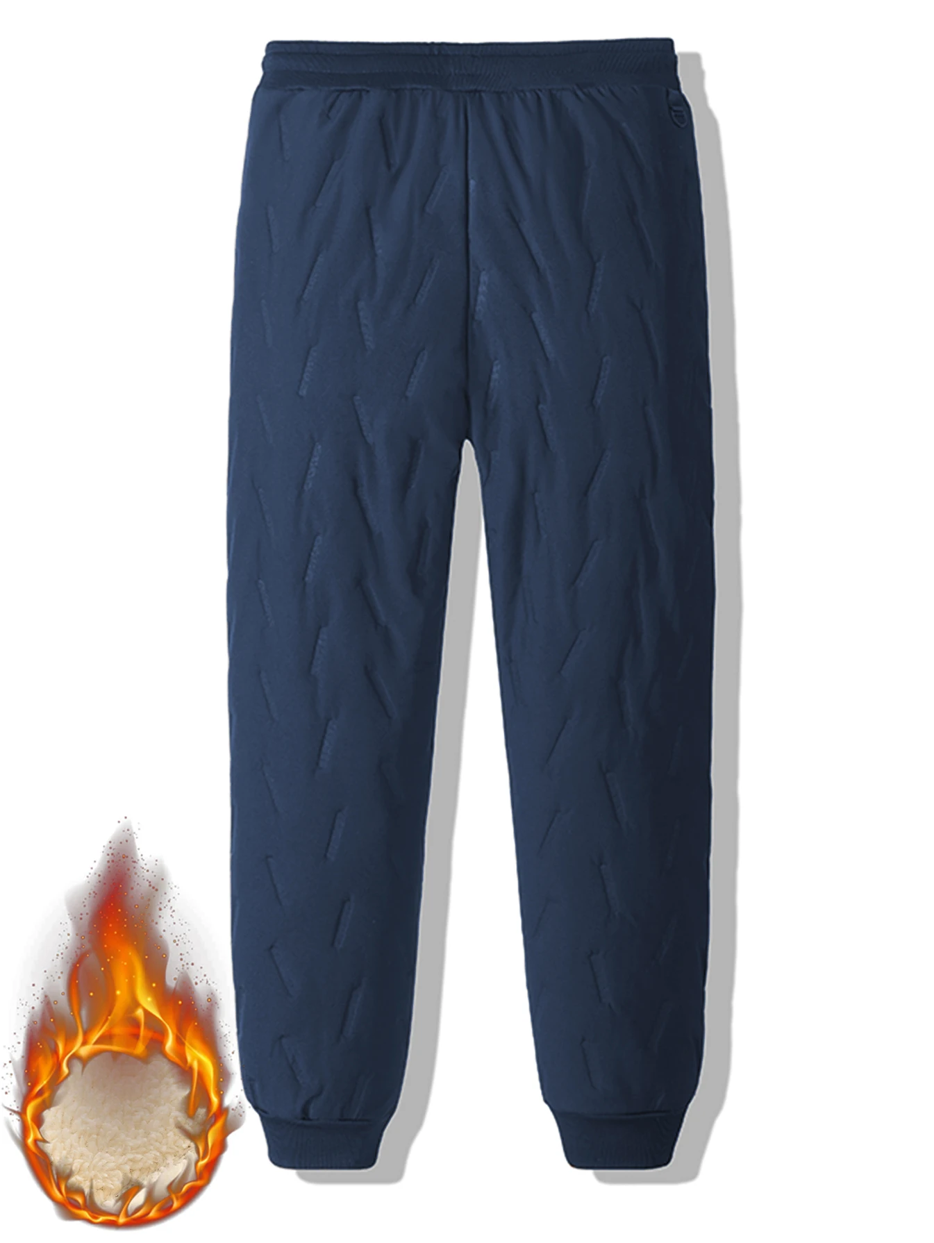 Winter-Baumwollhosen für Herren mit Samt, Sonderangebot für Herren, lockere Hosen für gemütliches Laufen, Ultraschall-Design, Kleidungsaktion – Detail 7