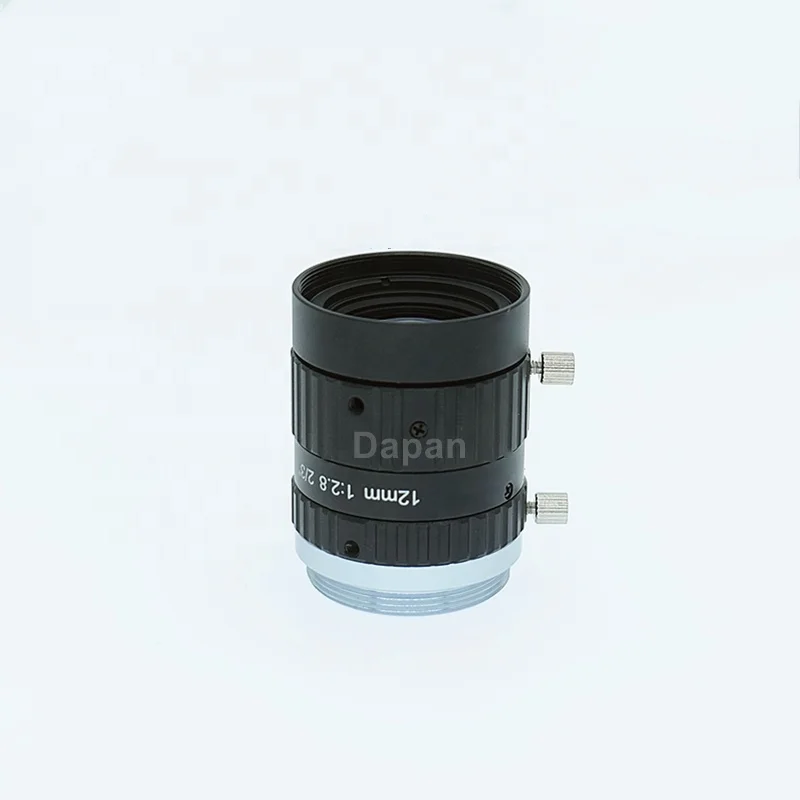 工業用レンズ 12mm FA レンズ 10MP F2.8 2/3 インチ カメラレンズ C マウント 低歪み マシンビジョン用