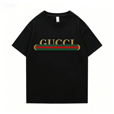 2026 European and American New Trend Men's Short-Sleeve T-Shirts - New Style Pure Cotton Fashion Short Sleeves