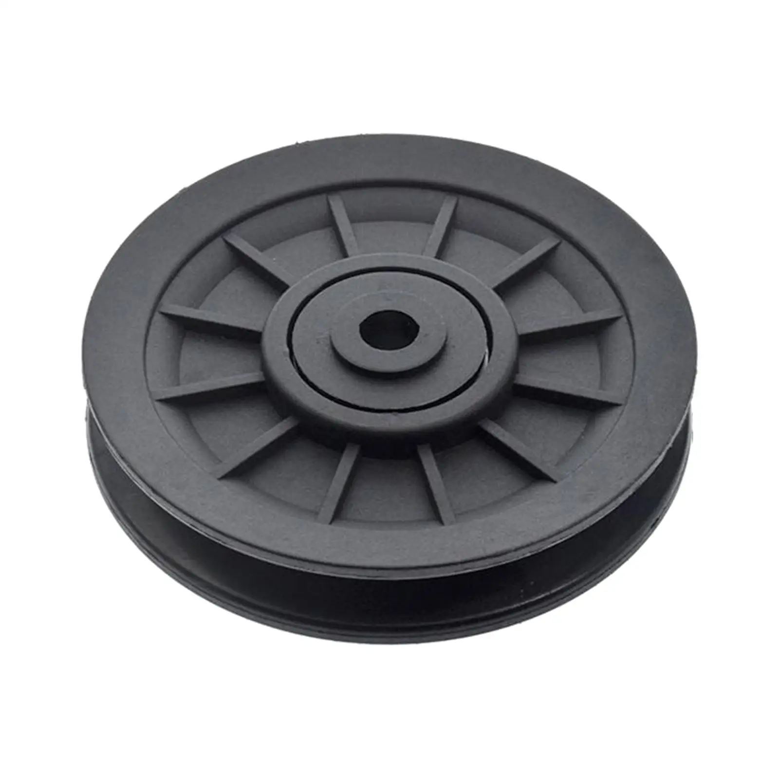 Home Gym Pulley Wheel Replacement Nylon Bearing Cable System Anchor Hook Clip Strap Holder for Fitness Pulley Equipment