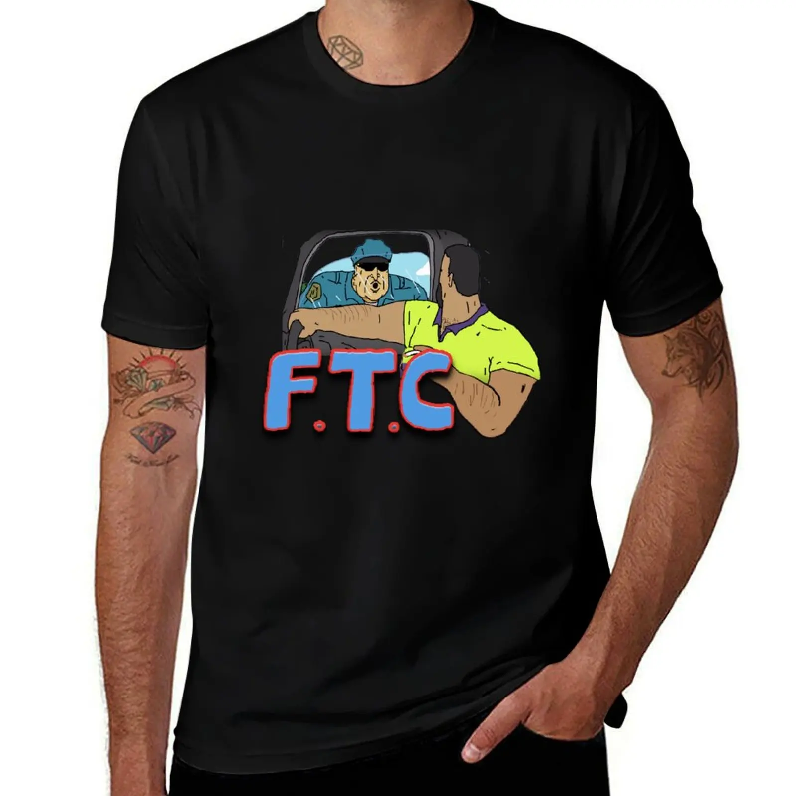 

FTC - Film the Cops T-Shirt vintage graphic tee custom t shirt luxury designer essential t shirt Men's t-shirt