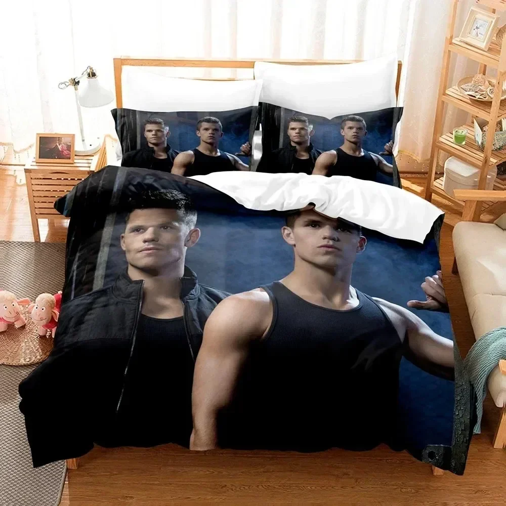 Luxury New 3D Print Teen Wolf Bedding Set TV Series Quilt Cover Pillowcases Twin Full Queen King Duvet Cover Sets Home Textile