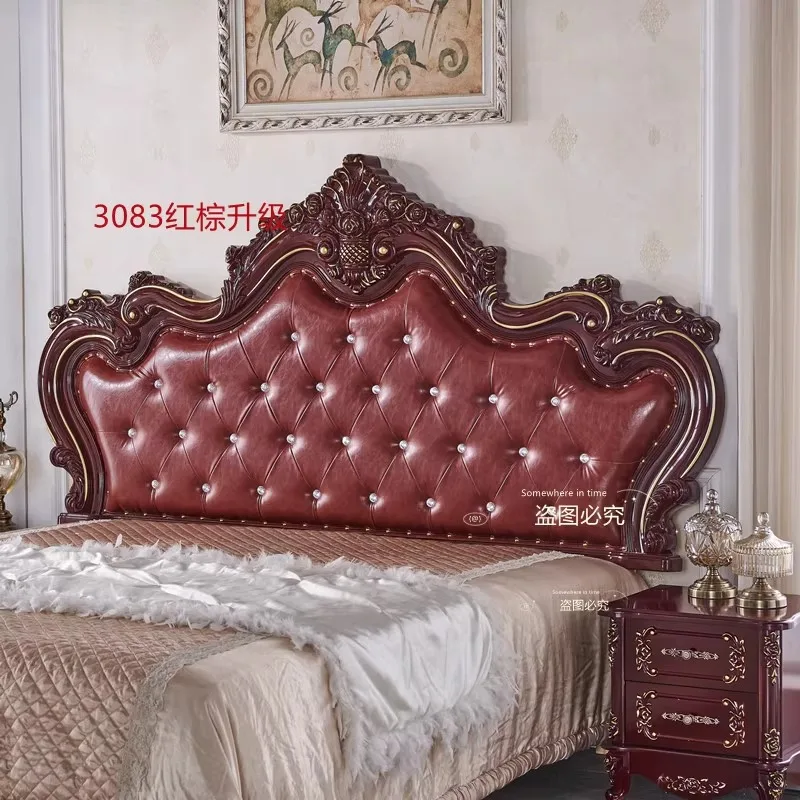 Soft bag bedside board 1.8 meters technology cloth double bed head leather art gold European bedside backrest 2 meters custom