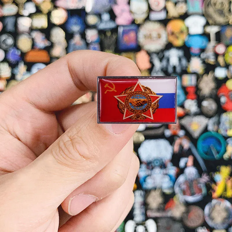 Superior Quality Soviet Space Astronautics Enamel Pin Medal Brooch Boctok CCCP Rocket Cosmonaut World War Jewelry Gift Wholesale