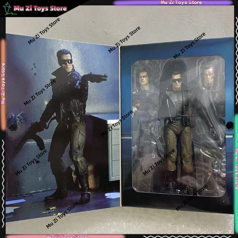 Figura de Acción Neca 5191 The Terminator T800 Schwarzenegger, Figura de Anime Coleccionable, Muñeco, Adorno, Regalo Original