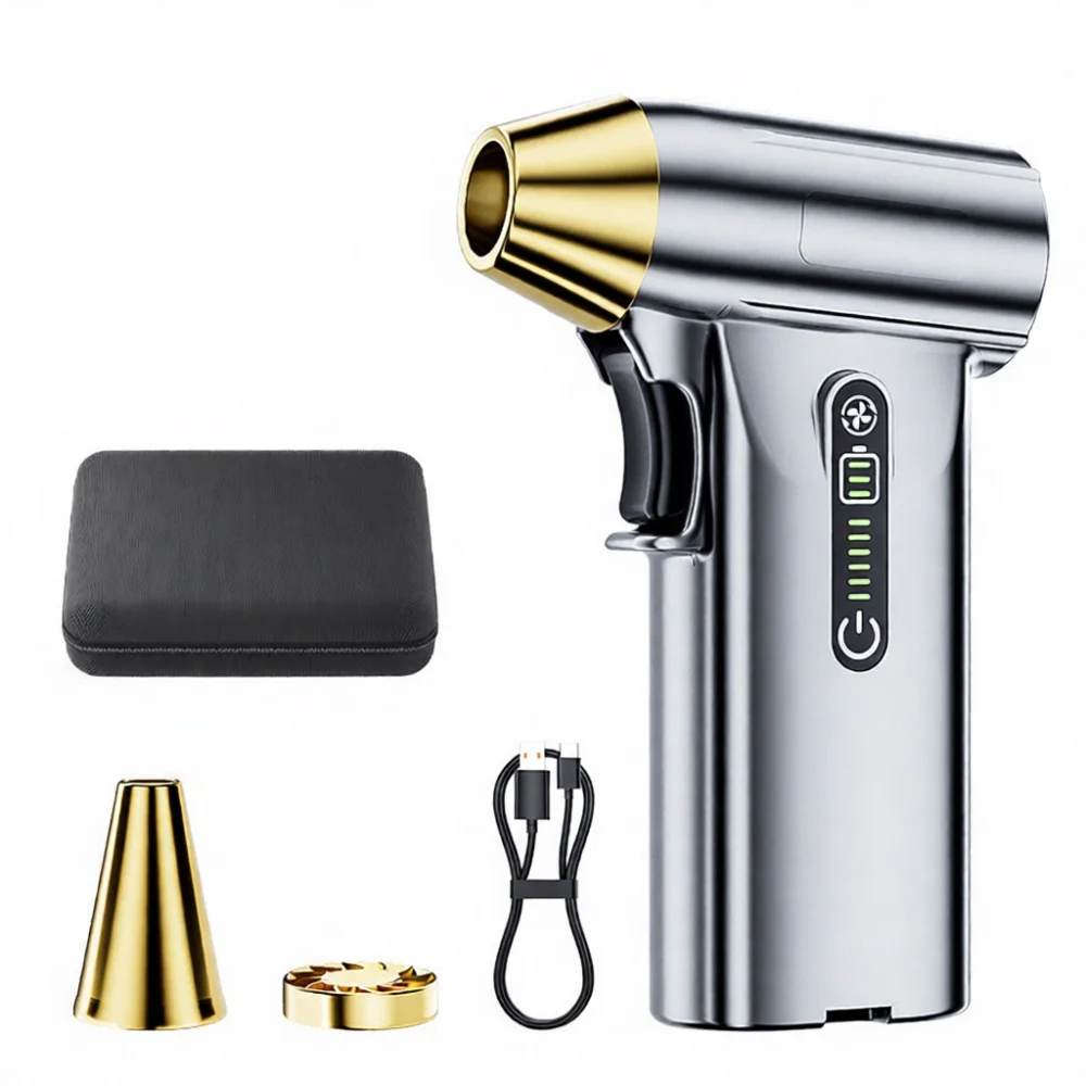 Handheld Turbo Fan Powerful Cordless Vacuum Cleaner High Speed Motor Car Cleaning Tool Multifunctional Dust Blower