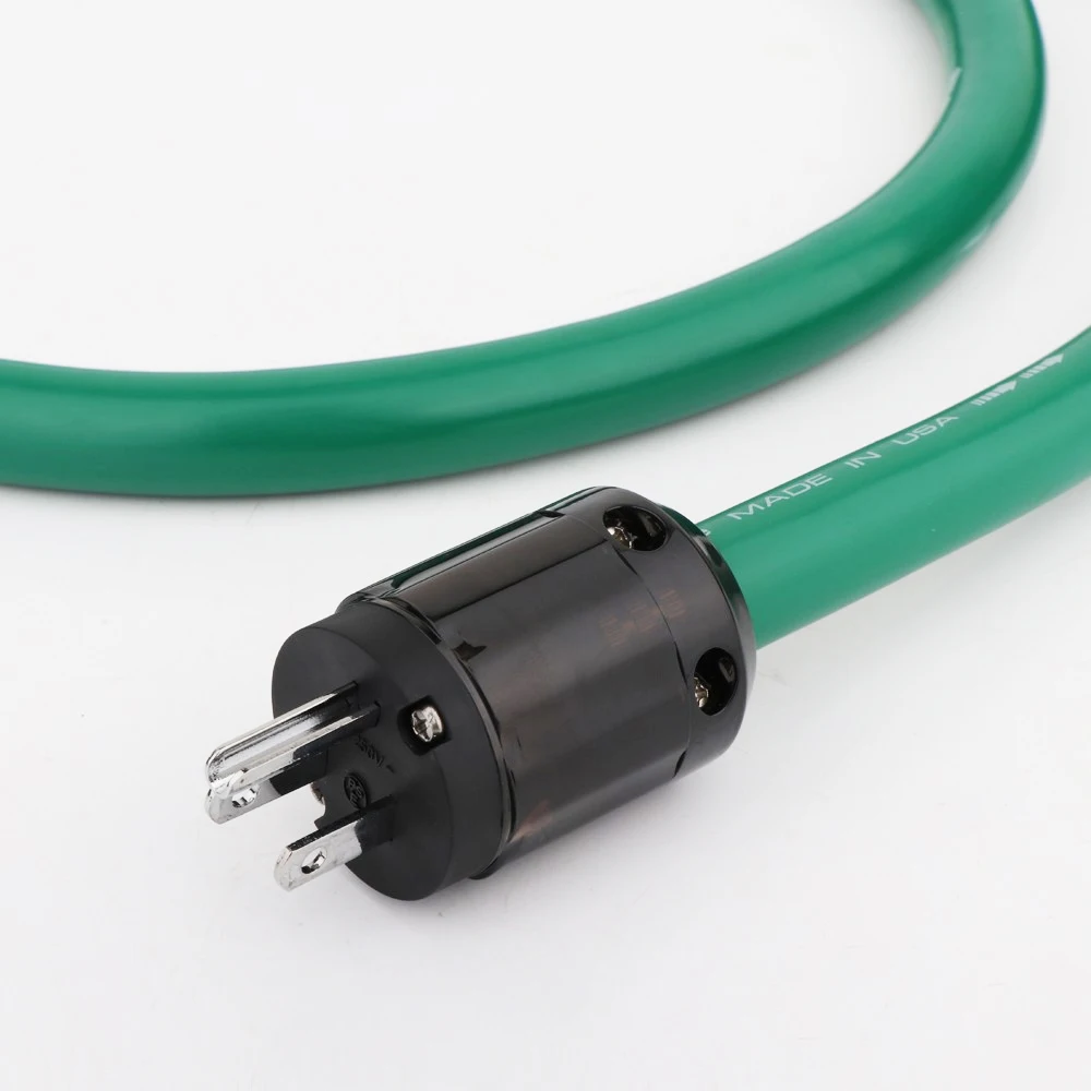 Preffair D502 Netzkabel mit EU-Stecker, AC-Kabel, Mischung aus Kupfer und Silber, Stromleitung, HiFi-Stromkabel – Detail 2