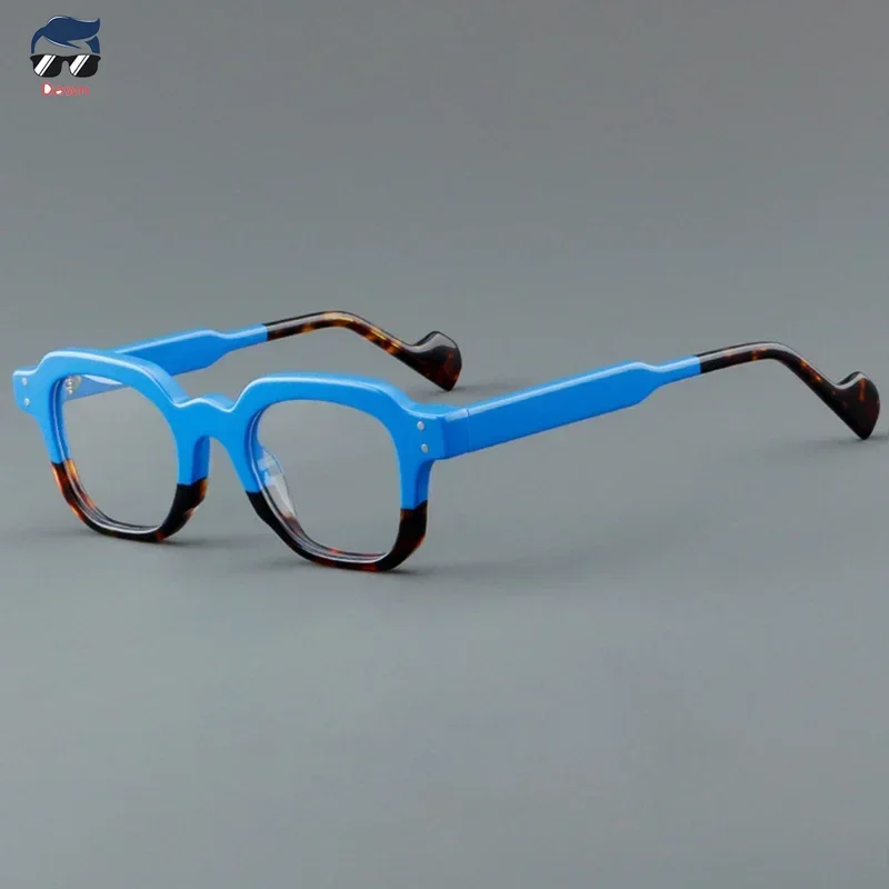 

2394 Square Acetate New Fashion Men Colorful Eyeglass Frames Brand Design Optical Eyewear Women Myopia Reading Glasses