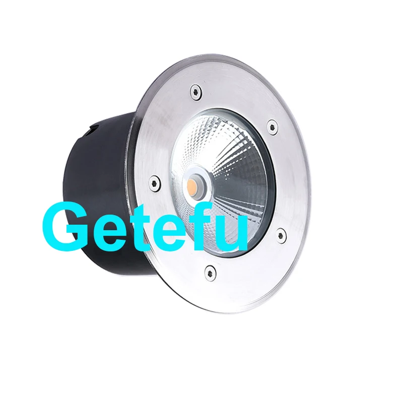 4PACK Waterproof 5W 7W 10W 15W LED Garden Buried AC85-265V Outdoor Recessed Deck Light Underground Lamp Sidewalk Lighting DC12V
