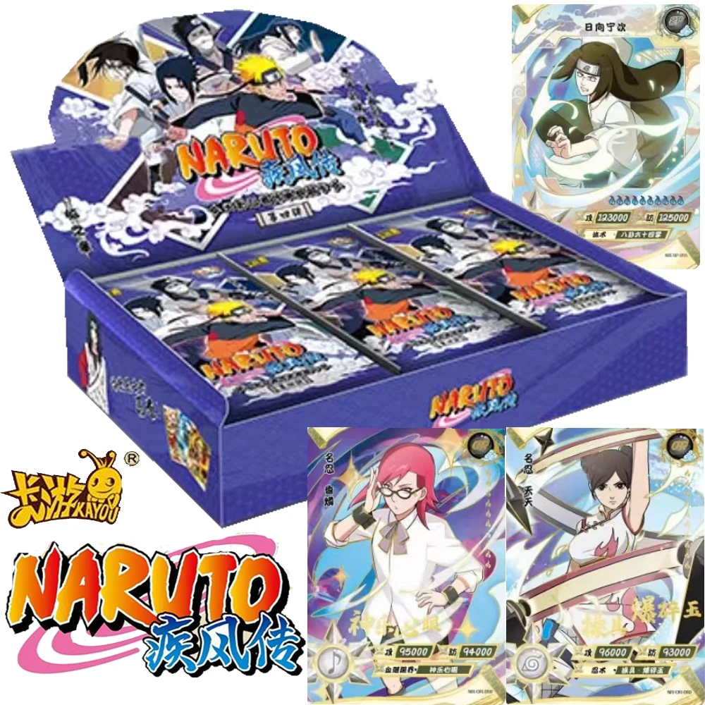 

Kayou Genuine NARUTO Collection Cards for Children Entertainment Hokage Ninja Rare Exquisite Dazzling Cards Hobbies Friend Gifts