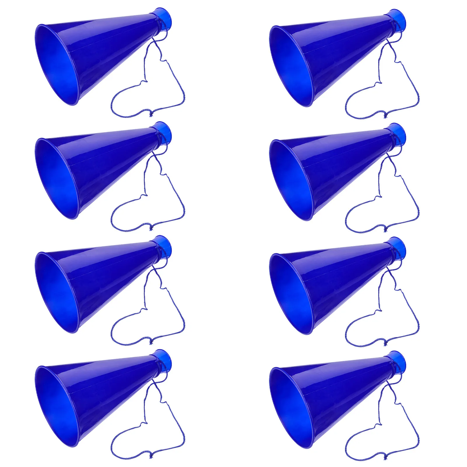 

8Pcs Game Horns for Football Games Soccer Stadium Horns Portable Air Horn Party Noise Maker Cheer Megaphones Sports Fan