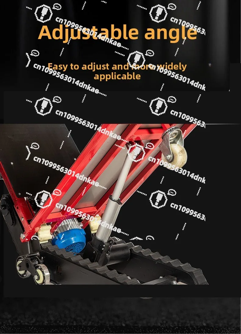 Silent Crawler Tank Type Electric Staircase Climbing Machine, Staircase Climbing Truck, Folding Up and Down Stairs, Moving