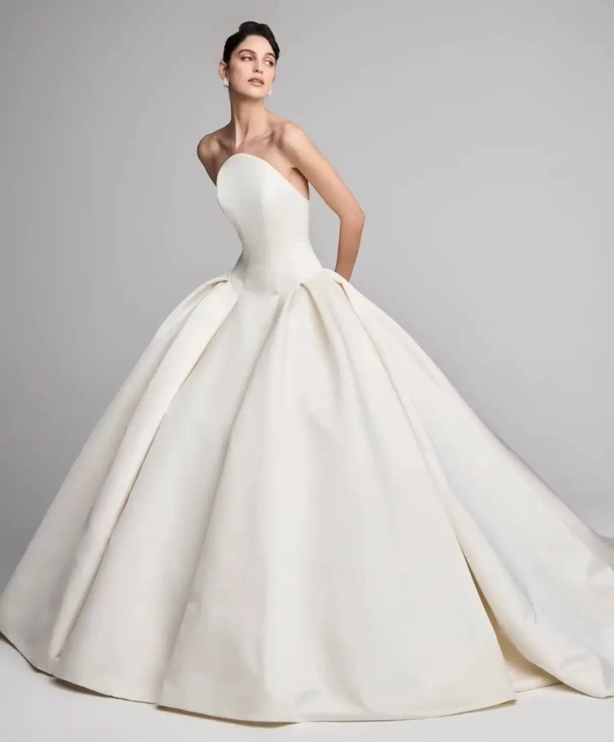 White Wedding Dress Vestido De Noiva Minimalistas Vestidos Feminino Elegante Para Casamento Satin A Line Para Boda Civil Bridal