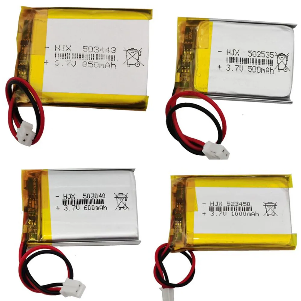 

3.7V Li-ion Polymer Battery 503443 523450 503040 502535 MP3 PSP Bluetooth -