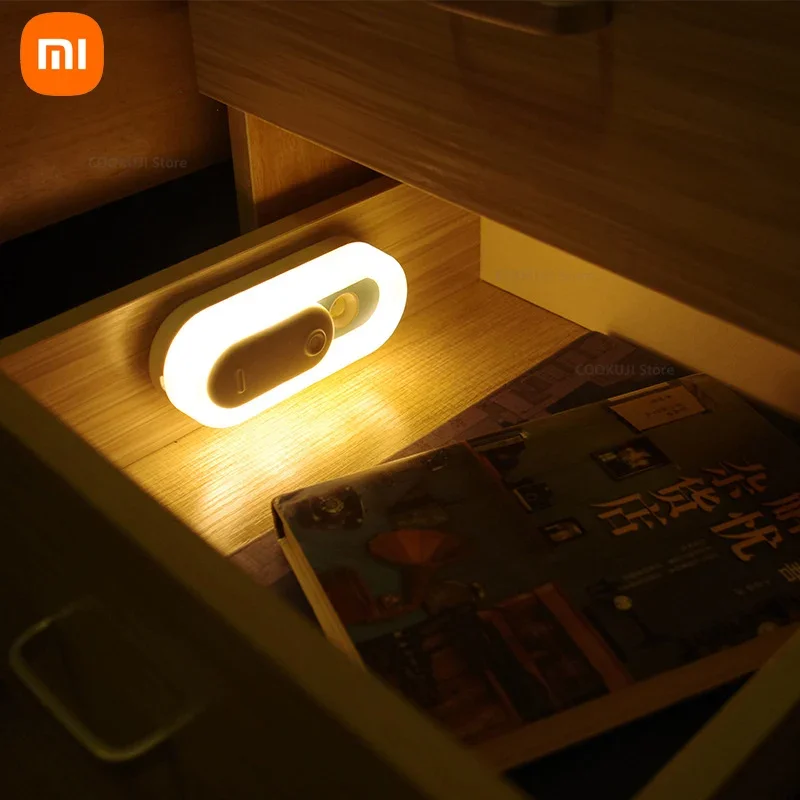 New Xiaomi Bedroom Decor Night Lights Motion Sensor Night Lamp Children's Gift USB Charging Bedroom Decoration Led Night Light