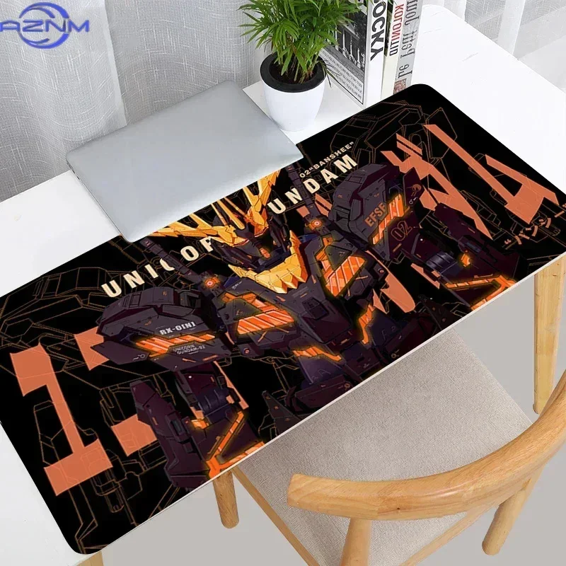 Anime RX-78-2 Gundam Blue Pop Art Print Mouse Pad, Rubber Non-Slip Base, Smooth Surface for Gaming and Office Desktop Computer U