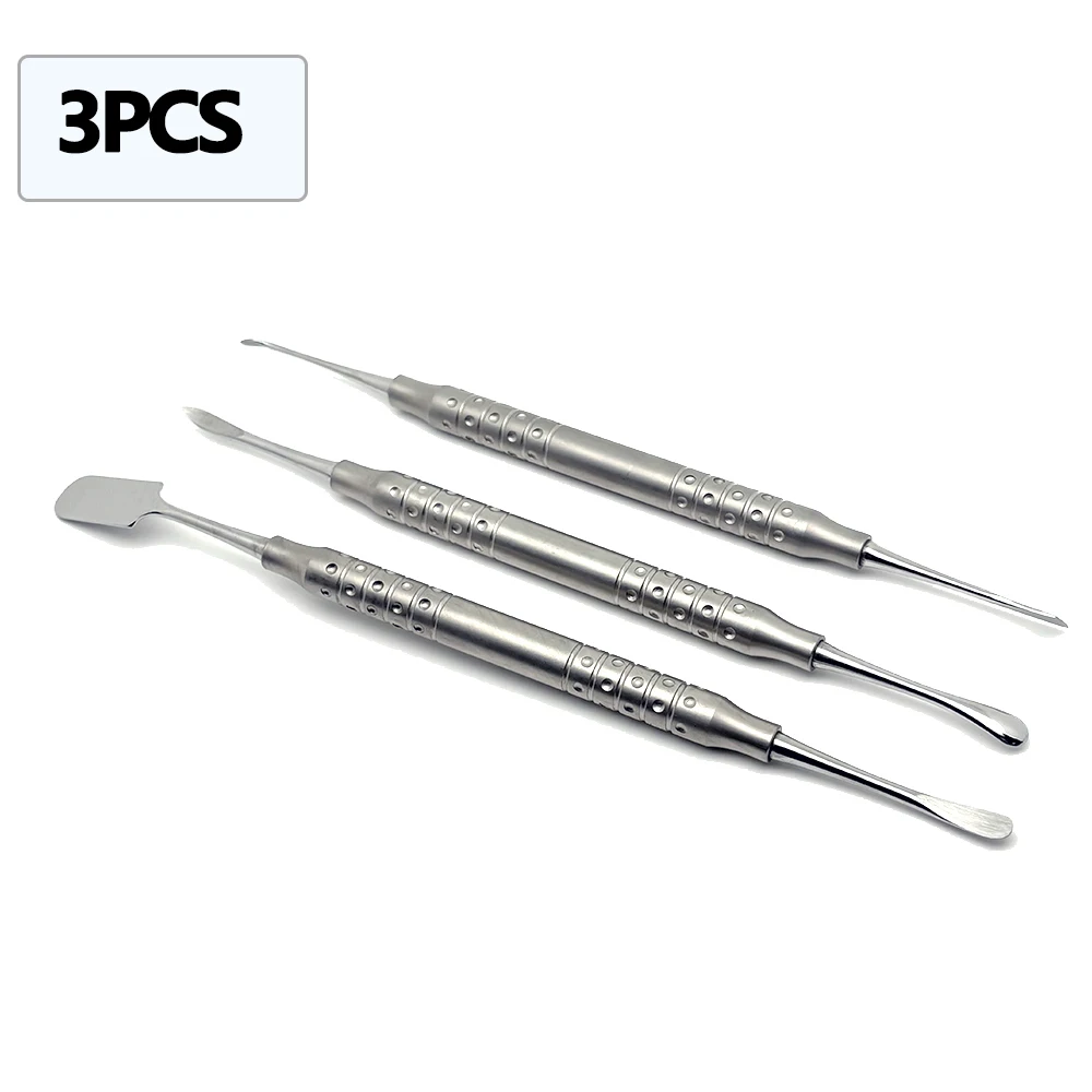 

3Pcs Dental Double Ends Dental Implant Periosteal Elevator Tool for Retracting Separator Dental Supplies Instruments Tool