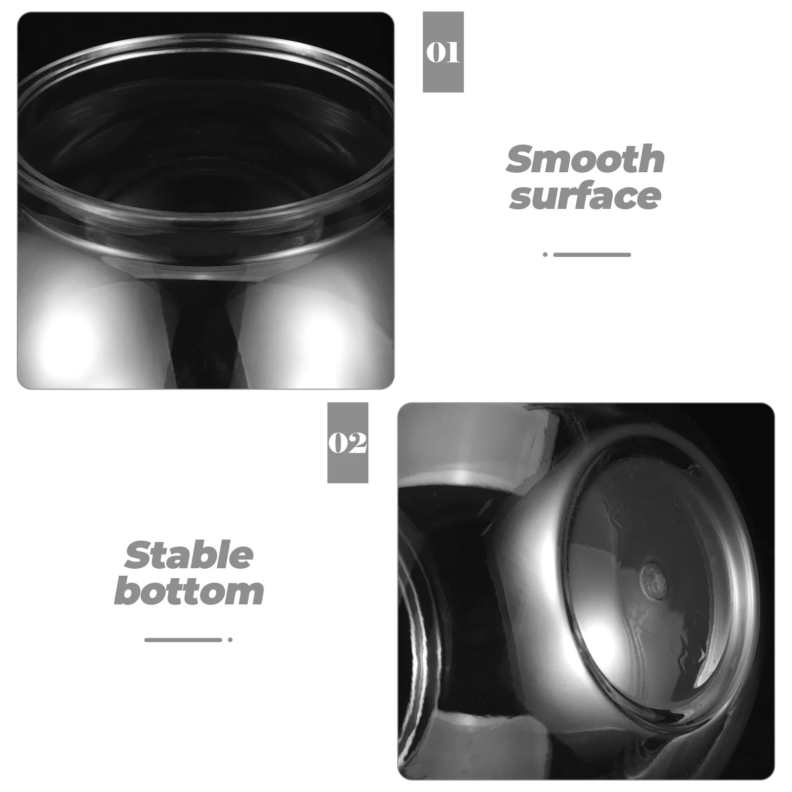 

Round Transparent Small Plastic Fish Bowl Desktop Goldfish Aquarium Tank Portable Fish Living Tank for Office Plastic Aquarium