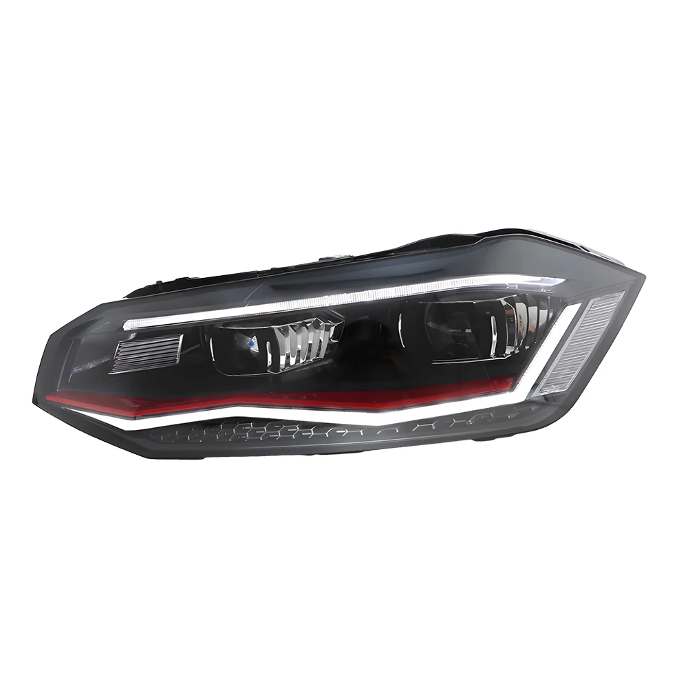 

2019-2024 Light Emitting Diode Car Headlight Projector Assembly 100W New Car Headlight 6000k Color Dual Lens Animation