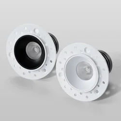 Pre embedded frameless ceiling spotlights COB tube lights hidden anti glare small spotlights full of stars decorative lights