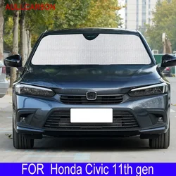 For Honda Civic 11th Gen 2021 2022 Sunshades UV Protection Curtain Sun Shade Visor Front Windshield Protector Car Accessories