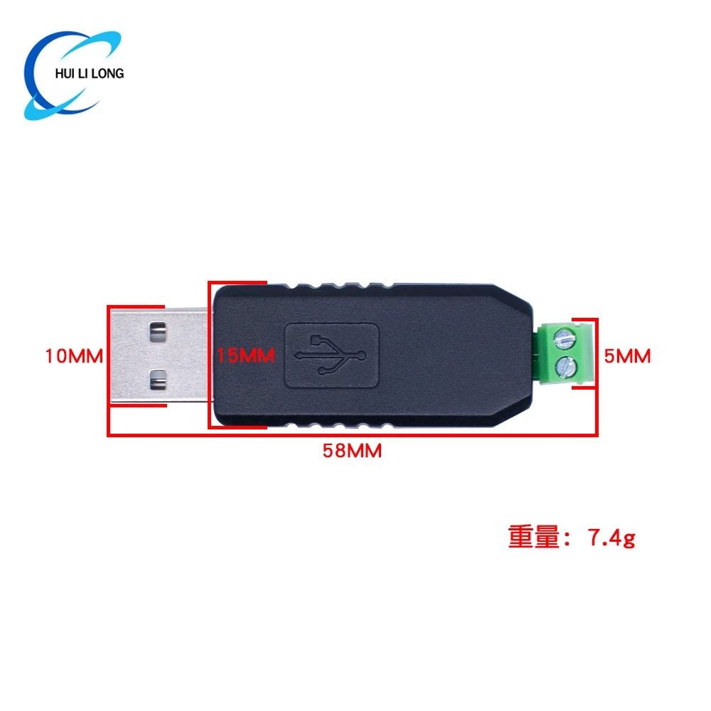 محول USB إلى RS485 485 يدعم Win7 XP Vista Linux Mac OS WinCE5.0 #5