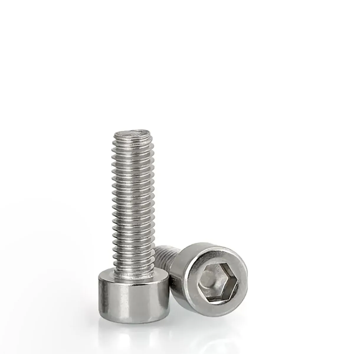 M2.5 M3 M4 304 Stainless Steel Small Head Diameter Smooth Non-Knurled Cylindrical Head Hexagon Socket Screw