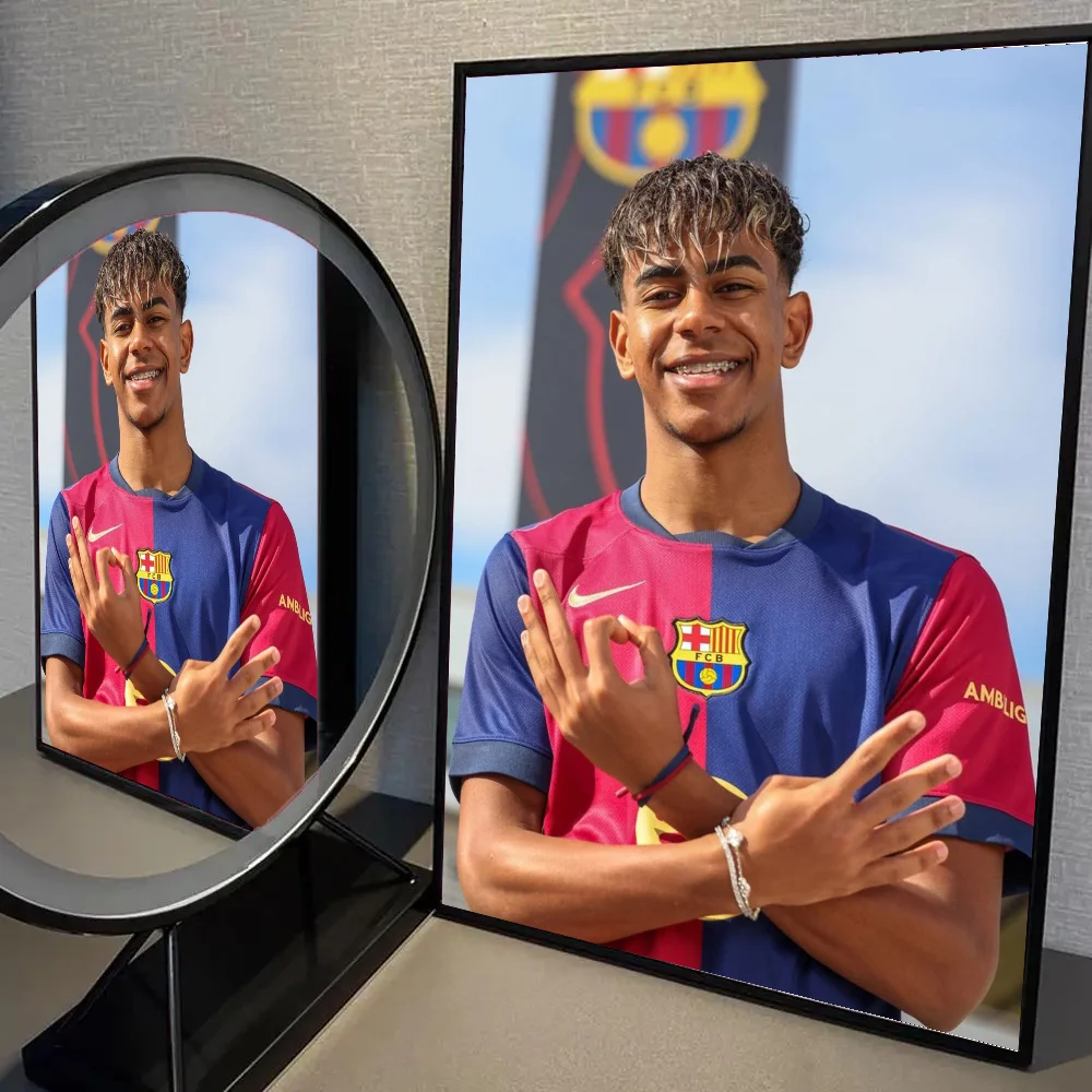 لامين لاعب كرة القدم Y-Yamals 19 ملصق HD ملصقات غرفة المنزل مقهى ديكور الفن طلاء جدران صورة #6