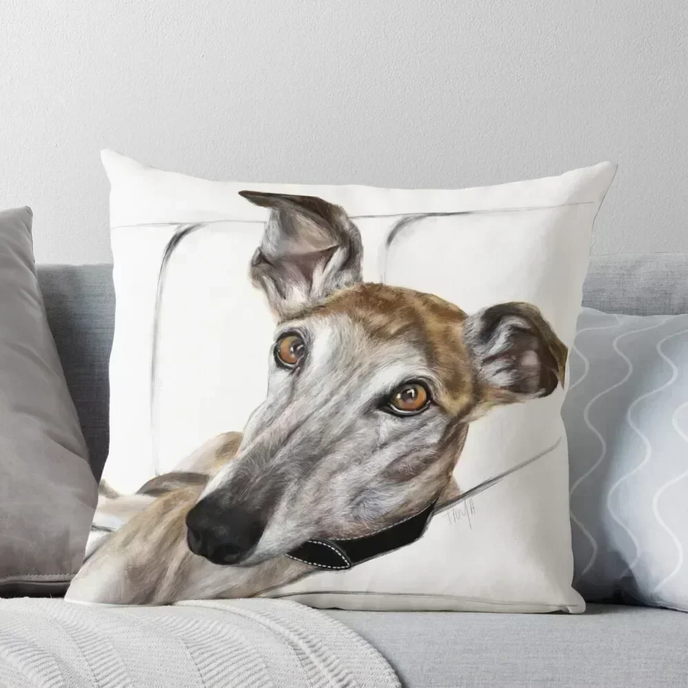 

Brindle Greyhound Throw Pillow Decorative Sofa Cushions Pillowcase Cushion Pillow Decor Pillowcases Cushion Covers Sofa pillow
