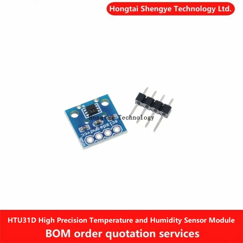 HTU31D Temperature and Humidity Sensor Module High Precision Temperature and Humidity Probe HTU21D Upgrade HTU31